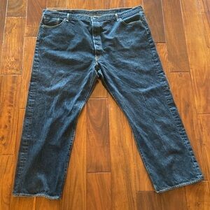 Men’s Levi’s 50 one black jeans in size 52 x 32